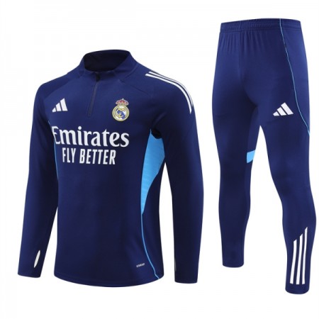 Real Madrid Training Huppari Quarter-Zip laivaston 2025-26 Real Madrid Training Huppari Quarter-Zip laivaston 2025-26