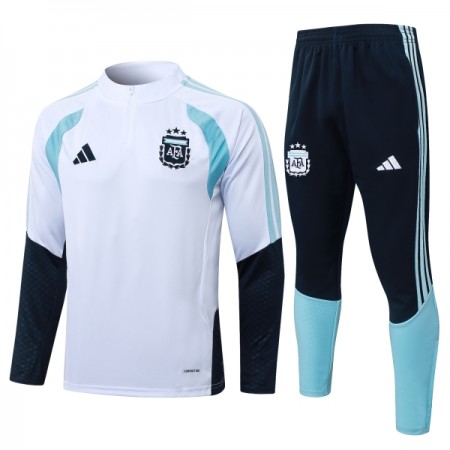 Argentiina Training Huppari Quarter-Zip Valkoinen 2026-27 Argentiina Training Huppari Quarter-Zip Valkoinen 2026-27