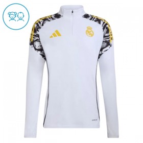 Real Madrid Lasten Training Huppari Quarter-Zip Valkoinen 2026-27