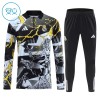 Real Madrid Marvel Lasten Training Huppari Quarter-Zip Musta 2026-27