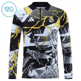 Real Madrid Marvel Lasten Training Huppari Quarter-Zip Musta 2026-27