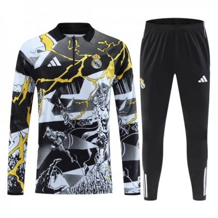 Real Madrid Marvel Training Huppari Quarter-Zip Musta 2026-27 Real Madrid Marvel Training Huppari Quarter-Zip Musta 2026-27