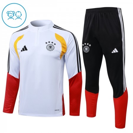 Saksa Lasten Training Huppari Quarter-Zip Valkoinen 2026-27