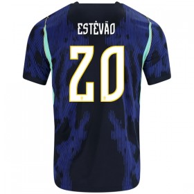 Brasilia Estevao 20 Vieras Mm-Kisat 2026 - Jalkapallo Pelipaidat (S/S)