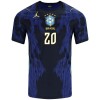 Brasilia Estevao 20 Vieras Mm-Kisat 2026 - Jalkapallo Pelipaidat (S/S)