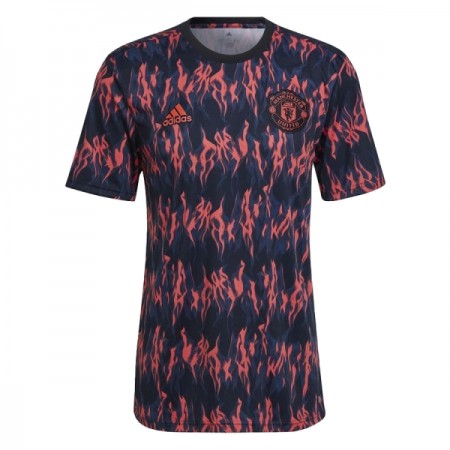 Manchester United Pre-Match Musta 2025-26 - Jalkapallo Pelipaidat (S/S)