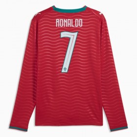 Portugali Ronaldo 7 Koti Mm-Kisat 2026 - Jalkapallo Pelipaidat (L/S)
