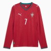 Portugali Ronaldo 7 Koti Mm-Kisat 2026 - Jalkapallo Pelipaidat (L/S)
