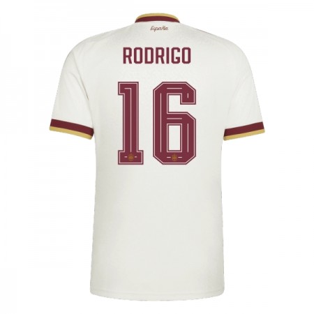 Espanja Rodrigo 16 Vieras Mm-Kisat 2026 - Jalkapallo Pelipaidat (S/S) Espanja Rodrigo 16 Vieras Mm-Kisat 2026 - Jalkapallo Pelipaidat (S/S)