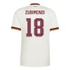 Espanja Zubimendi 18 Vieras Mm-Kisat 2026 - Jalkapallo Pelipaidat (S/S) Espanja Zubimendi 18 Vieras Mm-Kisat 2026 - Jalkapallo Pelipaidat (S/S)