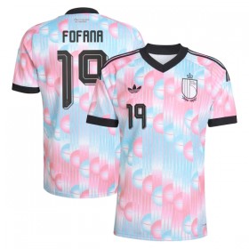 Belgia Fofana 19 Vieras Mm-Kisat 2026 - Jalkapallo Pelipaidat (S/S)