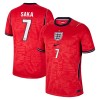 Englanti Saka 7 Vieras Mm-Kisat 2026 - Jalkapallo Pelipaidat (S/S) Englanti Saka 7 Vieras Mm-Kisat 2026 - Jalkapallo Pelipaidat (S/S)