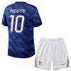 Ranska Mbappé 10 Lasten Koti Mm-Kisat 2026 - Jalkapallo Pelipaidat (S/S)