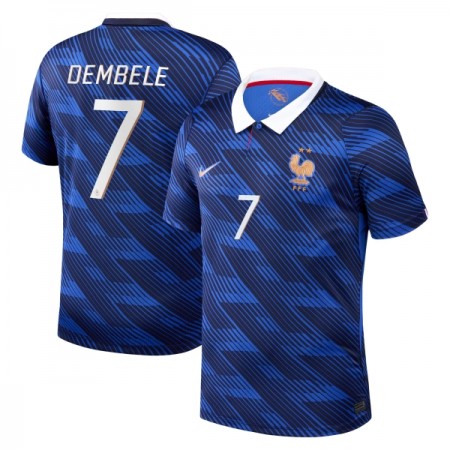 Ranska O. Dembele 7 Koti Mm-Kisat 2026 - Jalkapallo Pelipaidat (S/S) Ranska O. Dembele 7 Koti Mm-Kisat 2026 - Jalkapallo Pelipaidat (S/S)