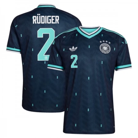 Saksa Rudiger 2 Vieras Mm-Kisat 2026 - Jalkapallo Pelipaidat (S/S) Saksa Rudiger 2 Vieras Mm-Kisat 2026 - Jalkapallo Pelipaidat (S/S)