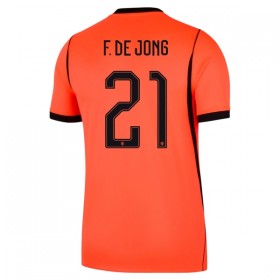 Alankomaat Frenkie de Jong 21 Koti Mm-Kisat 2026 - Jalkapallo Pelipaidat (S/S)