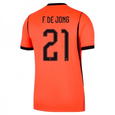 Alankomaat Frenkie de Jong 21 Koti Mm-Kisat 2026 - Jalkapallo Pelipaidat (S/S)