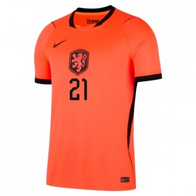 Alankomaat Frenkie de Jong 21 Koti Mm-Kisat 2026 - Jalkapallo Pelipaidat (S/S)