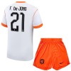 Alankomaat Frenkie de Jong 21 Lasten Vieras Mm-Kisat 2026 - Jalkapallo Pelipaidat (S/S) Alankomaat Frenkie de Jong 21 Lasten Vieras Mm-Kisat 2026 - Jalkapallo Pelipaidat (S/S)