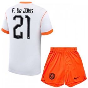 Alankomaat Frenkie de Jong 21 Lasten Vieras Mm-Kisat 2026 - Jalkapallo Pelipaidat (S/S)