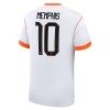 Alankomaat Memphis 10 Vieras Mm-Kisat 2026 - Jalkapallo Pelipaidat (S/S)