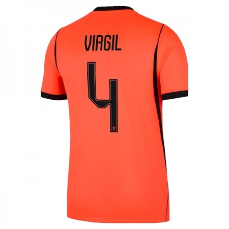 Alankomaat Virgil 4 Koti Mm-Kisat 2026 - Jalkapallo Pelipaidat (S/S)