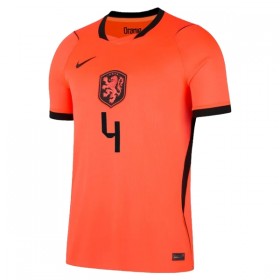 Alankomaat Virgil 4 Koti Mm-Kisat 2026 - Jalkapallo Pelipaidat (S/S)