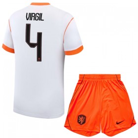 Alankomaat Virgil 4 Lasten Vieras Mm-Kisat 2026 - Jalkapallo Pelipaidat (S/S)