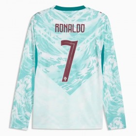Portugali Ronaldo 7 Vieras Mm-Kisat 2026 - Jalkapallo Pelipaidat (L/S)
