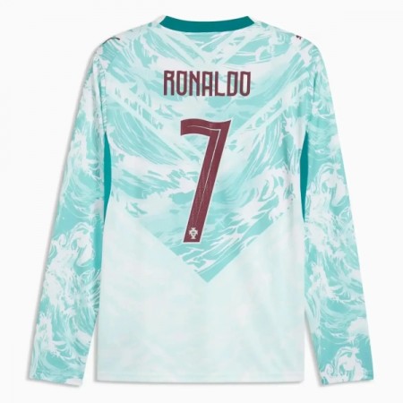 Portugali Ronaldo 7 Vieras Mm-Kisat 2026 - Jalkapallo Pelipaidat (L/S)