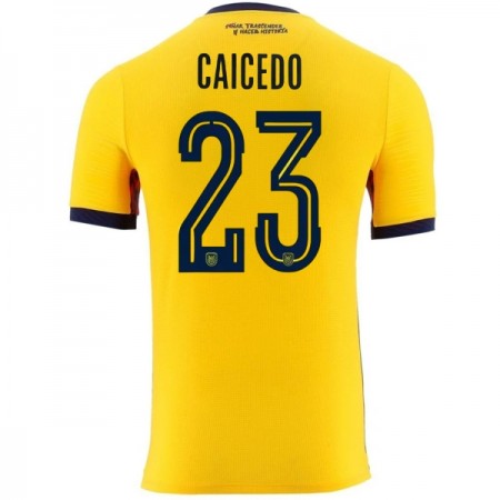 Ecuador Caicedo 23 Koti Mm-Kisat 2026 - Jalkapallo Pelipaidat (S/S)
