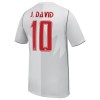 Kanada J. David 10 Kolmas Mm-Kisat 2026 - Jalkapallo Pelipaidat (S/S)