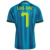 Kolumbia Luis Diaz 7 Vieras Mm-Kisat 2026 - Jalkapallo Pelipaidat (S/S) Kolumbia Luis Diaz 7 Vieras Mm-Kisat 2026 - Jalkapallo Pelipaidat (S/S)
