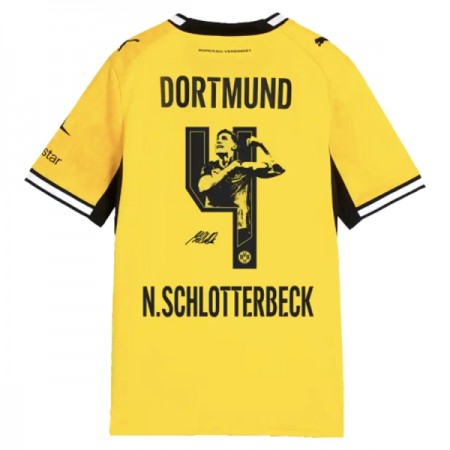 Borussia Dortmund N. Schlotterbeck 4 Special Edition Koti 2026-27 - Jalkapallo Pelipaidat (S/S)