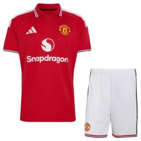 Manchester United Lasten Koti 2026-27 - Jalkapallo Pelipaidat (S/S)