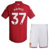 Manchester United Mainoo 37 Lasten Koti 2026-27 - Jalkapallo Pelipaidat (S/S)