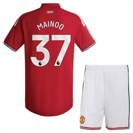 Manchester United Mainoo 37 Lasten Koti 2026-27 - Jalkapallo Pelipaidat (S/S)