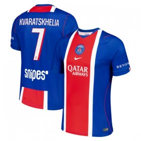 Paris Saint-Germain Kvaratskhelia 7 Koti 2026-27 - Jalkapallo Pelipaidat (S/S)