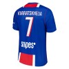 Paris Saint-Germain Kvaratskhelia 7 Koti 2026-27 - Jalkapallo Pelipaidat (S/S)