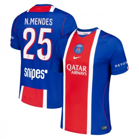 Paris Saint-Germain Nuno Mendes 25 Koti 2026-27 - Jalkapallo Pelipaidat (S/S) Paris Saint-Germain Nuno Mendes 25 Koti 2026-27 - Jalkapallo Pelipaidat (S/S)