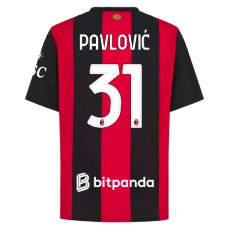AC Milan Pavlovic 31 Koti 2026-27 - Jalkapallo Pelipaidat (S/S) AC Milan Pavlovic 31 Koti 2026-27 - Jalkapallo Pelipaidat (S/S)