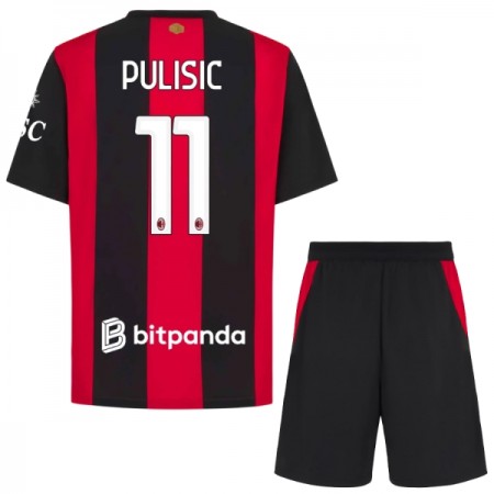 AC Milan Pulisic 11 Lasten Koti 2026-27 - Jalkapallo Pelipaidat (S/S) AC Milan Pulisic 11 Lasten Koti 2026-27 - Jalkapallo Pelipaidat (S/S)