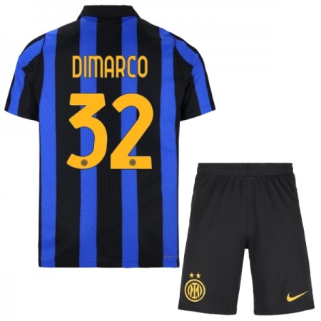Inter Milan Dimarco 32 Lasten Koti 2026-27 - Jalkapallo Pelipaidat (S/S) Inter Milan Dimarco 32 Lasten Koti 2026-27 - Jalkapallo Pelipaidat (S/S)
