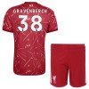 Liverpool Gravenberch 38 Lasten Koti 2026-27 - Jalkapallo Pelipaidat (S/S) Liverpool Gravenberch 38 Lasten Koti 2026-27 - Jalkapallo Pelipaidat (S/S)