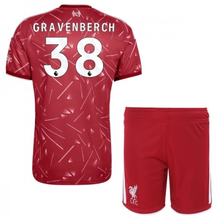 Liverpool Gravenberch 38 Lasten Koti 2026-27 - Jalkapallo Pelipaidat (S/S) Liverpool Gravenberch 38 Lasten Koti 2026-27 - Jalkapallo Pelipaidat (S/S)