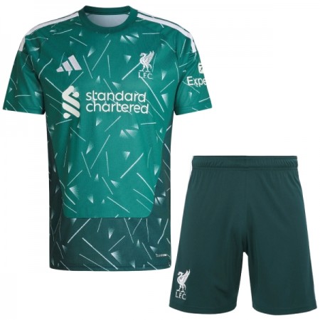 Liverpool Maalivahti Lasten Koti Vihreä 2026-27 - Jalkapallo Pelipaidat (S/S)