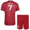 Liverpool Wirtz 7 Lasten Koti 2026-27 - Jalkapallo Pelipaidat (S/S) Liverpool Wirtz 7 Lasten Koti 2026-27 - Jalkapallo Pelipaidat (S/S)