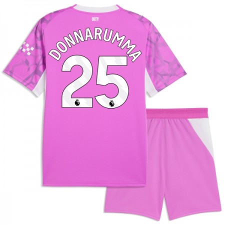 Manchester City Donnarumma 25 Maalivahti Lasten Vieras Pinkki 2026-27 - Jalkapallo Pelipaidat (S/S) Manchester City Donnarumma 25 Maalivahti Lasten Vieras Pinkki 2026-27 - Jalkapallo Pelipaidat (S/S)