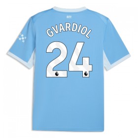 Manchester City Gvardiol 24 Koti 2026-27 - Jalkapallo Pelipaidat (S/S)