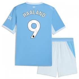 Manchester City Haaland 9 Lasten Koti 2026-27 - Jalkapallo Pelipaidat (S/S)